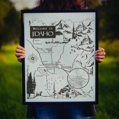 Boise, Idaho Map - Digital Download - LandmarkThreads